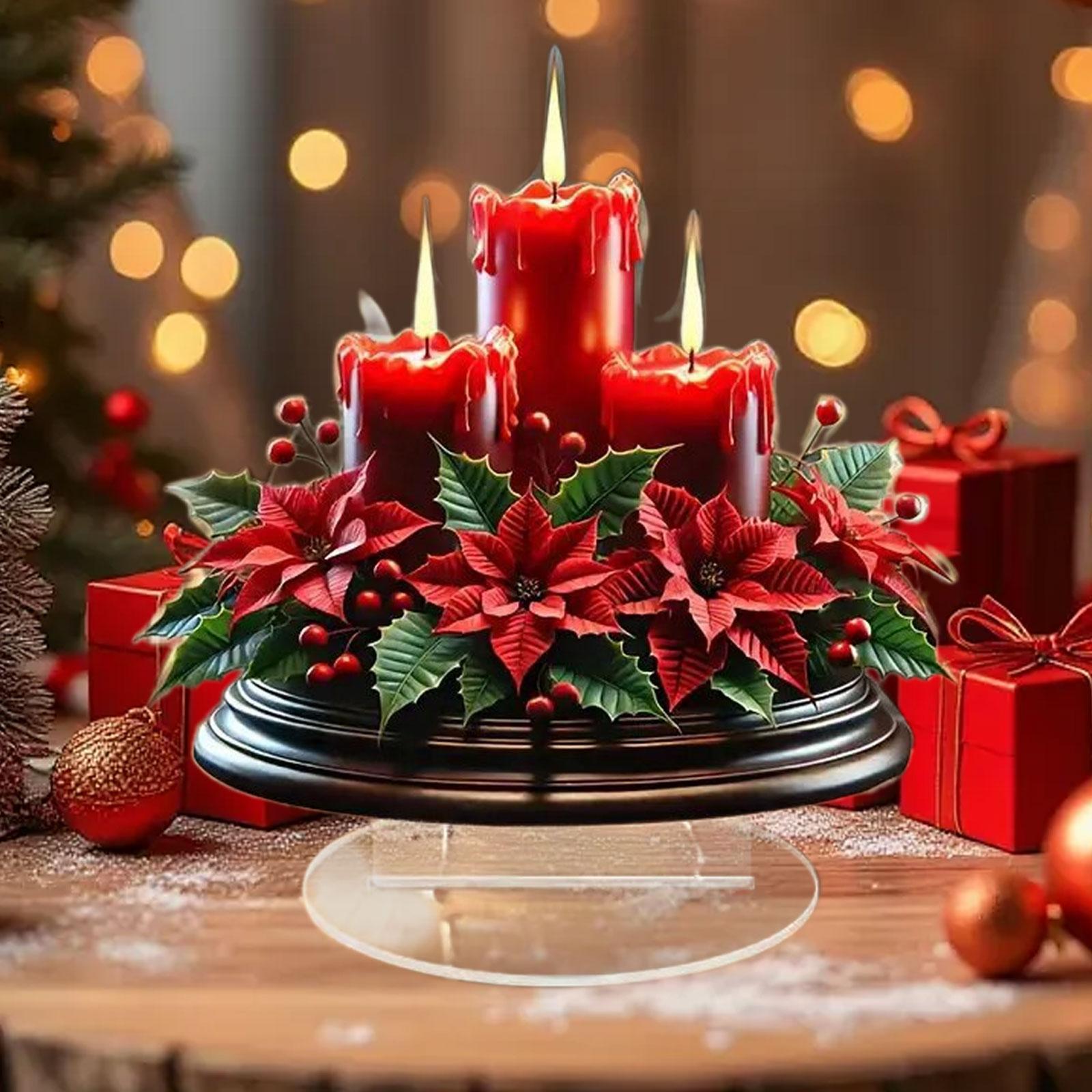 Candle Supplies Europe - Christmas Decorations Acrylic 2D Flat Desktop
