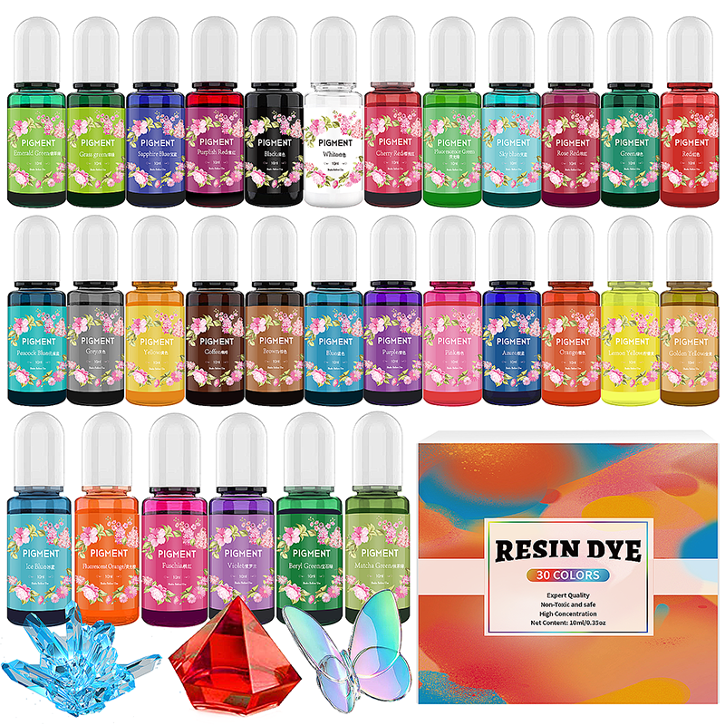 Candle Supplies Kit - Epoxy Resin Pigment Kits Candle Dye