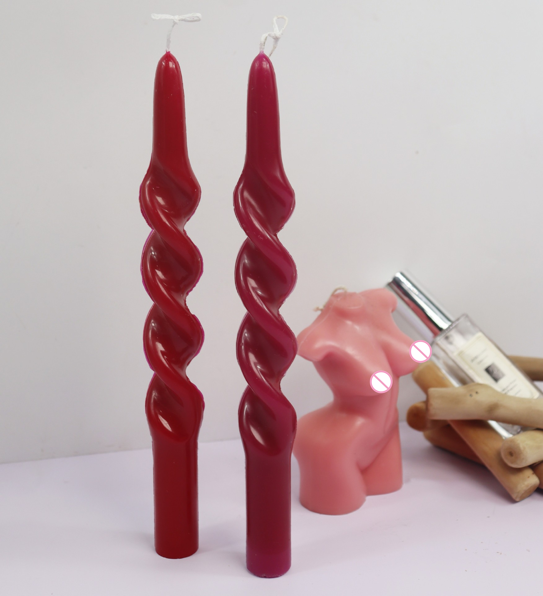Twisted Stripe Column Acrylic  - đánh giá và giá Candle Supplies Kit