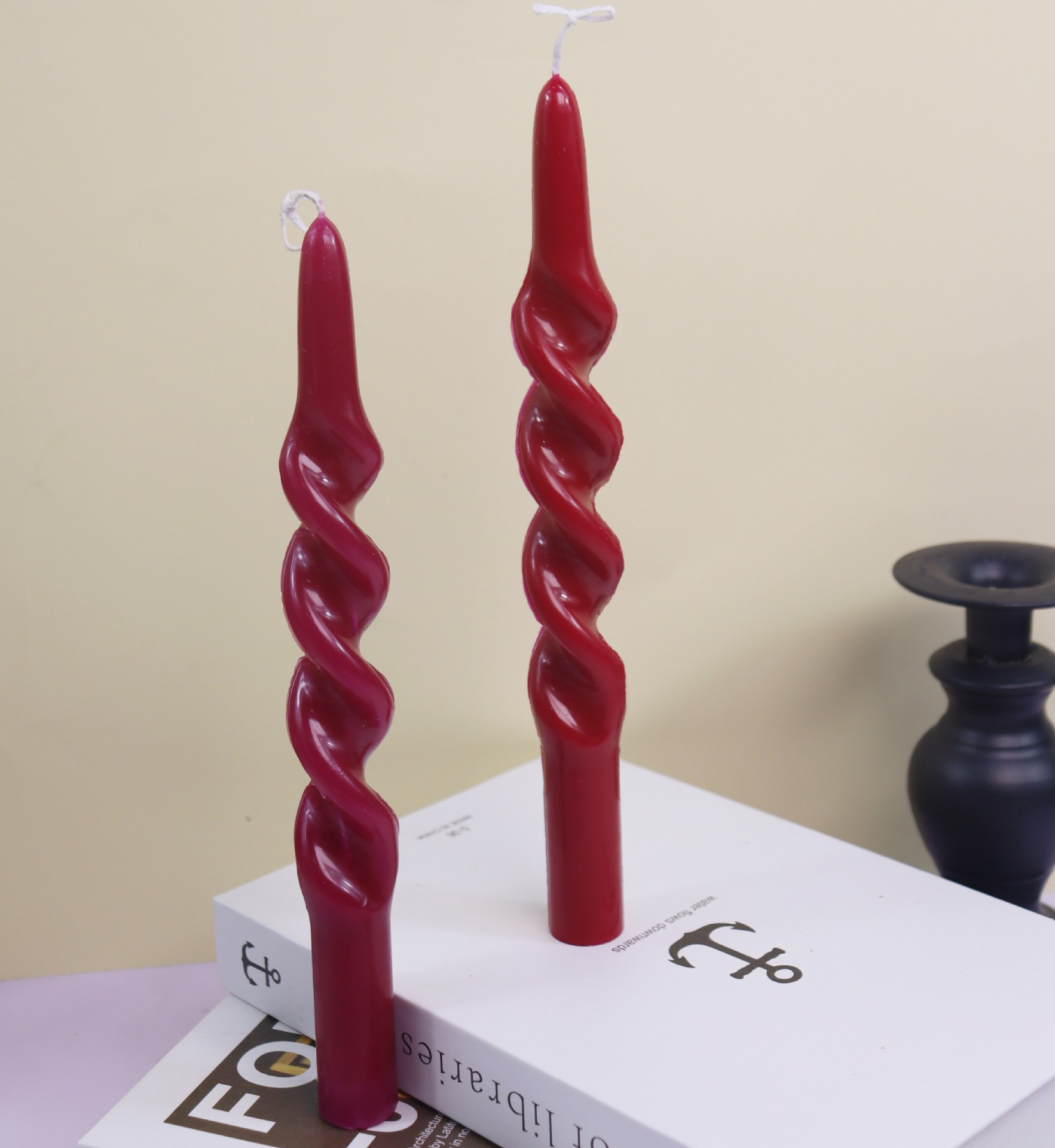 Twisted Stripe Column Acrylic  - đánh giá và giá Candle Supplies Kit