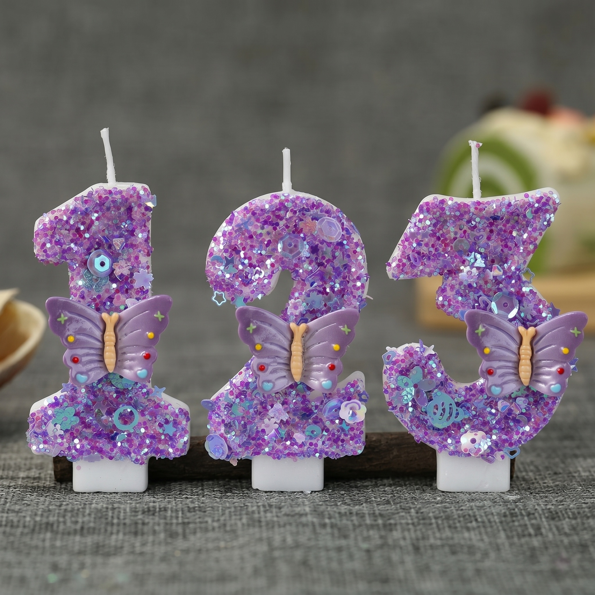 Purple Butterfly Number 0-9 Bi - đánh giá và giá Candle Supplies Luxury