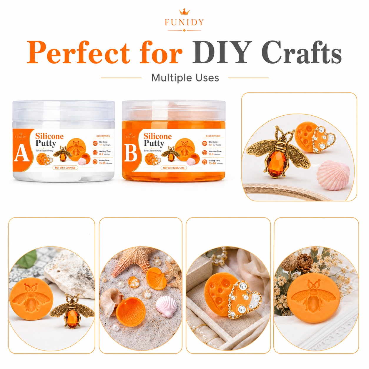 SILICONE PUTTY Making Kit, Fas - đánh giá và giá Candle Supplies Kit