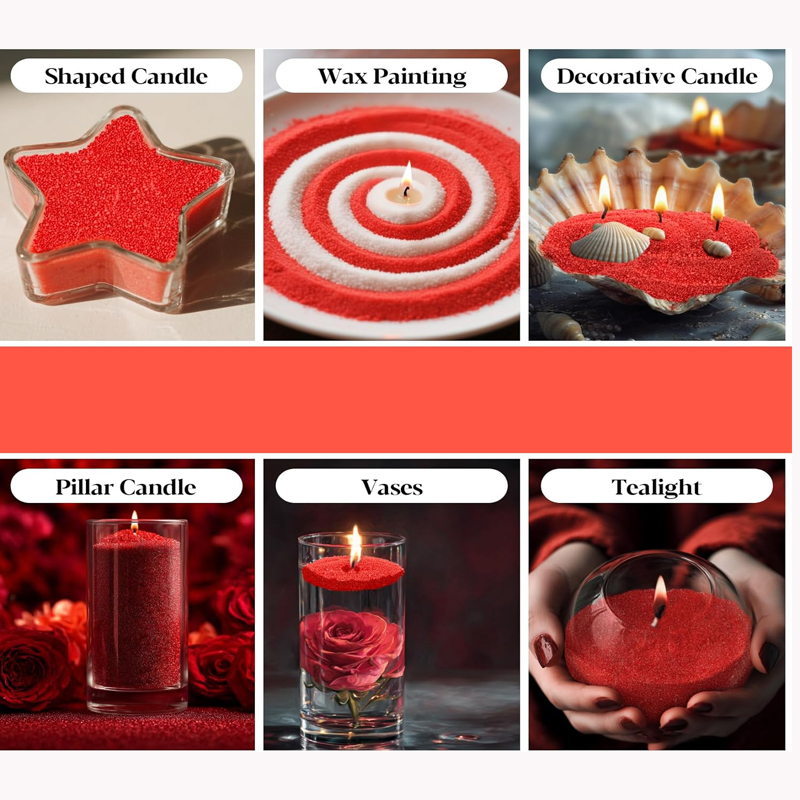 100G Green White Red Sand Pear - đánh giá và giá Candle Supplies Kit