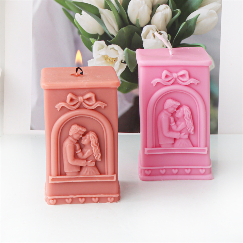 Man and Woman Pillar Silicone  - đánh giá và giá Candle Supplies Kit