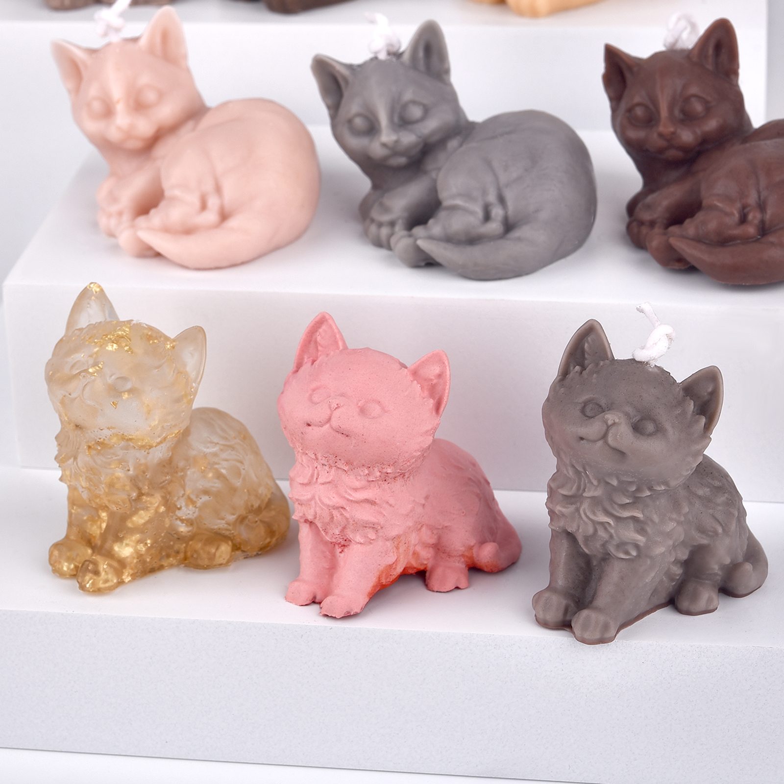 3D Dogs Cats Silicone Mold For - đánh giá và giá Candle Making Supplies Usa