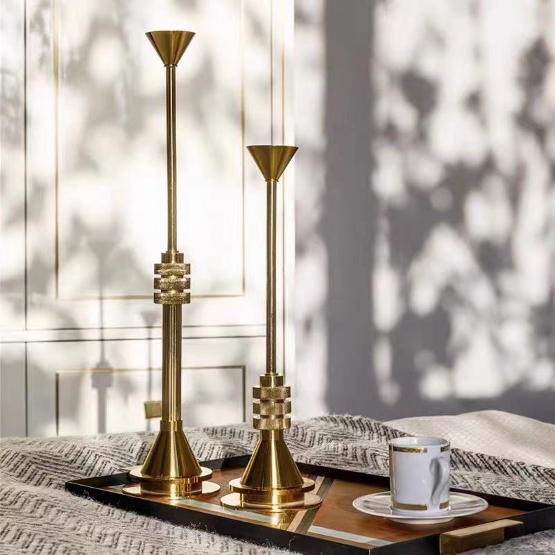 Luxury Gold Metal Candlestick  - đánh giá và giá Candle Supplies Luxury
