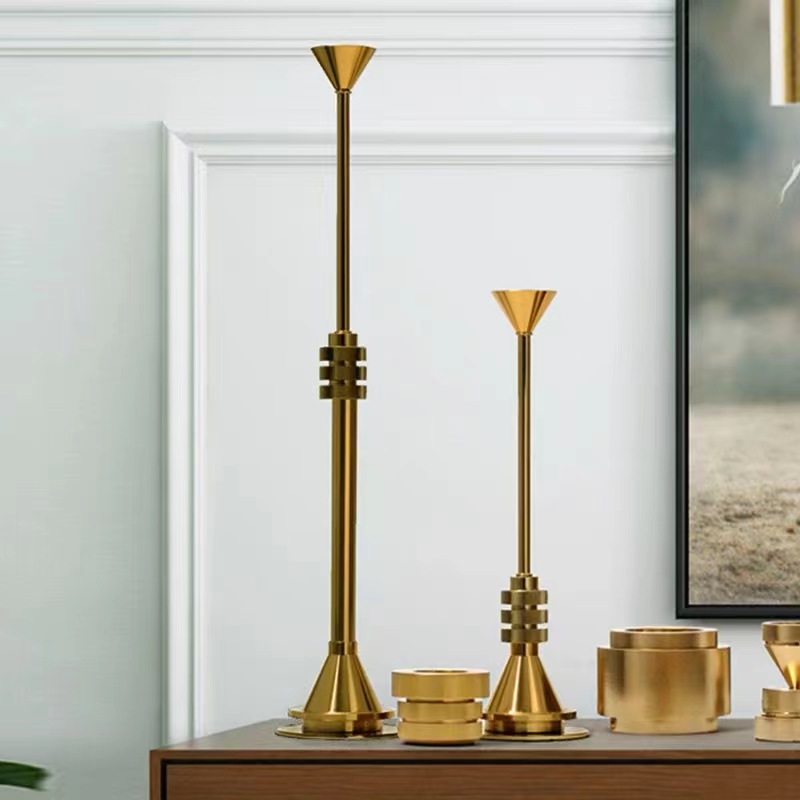 Luxury Gold Metal Candlestick  - đánh giá và giá Candle Supplies Luxury
