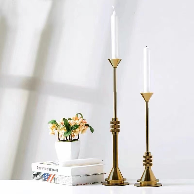 Luxury Gold Metal Candlestick  - đánh giá và giá Candle Supplies Luxury