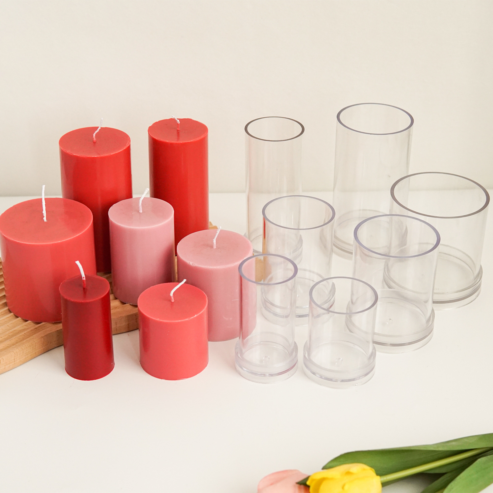 Various 3D Cylindrical Candle  - đánh giá và giá Candle Supplies Kit