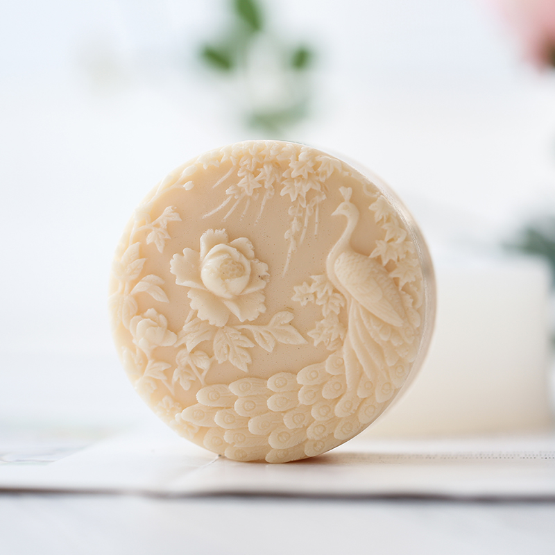 Peacock Flower Pattern Silicon - đánh giá và giá Candle Making Supplies Usa