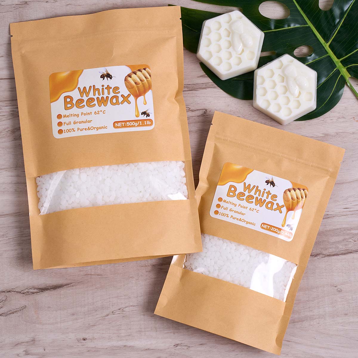 1000g White Beeswax DIY Candle - đánh giá và giá Candle Making Supplies Usa
